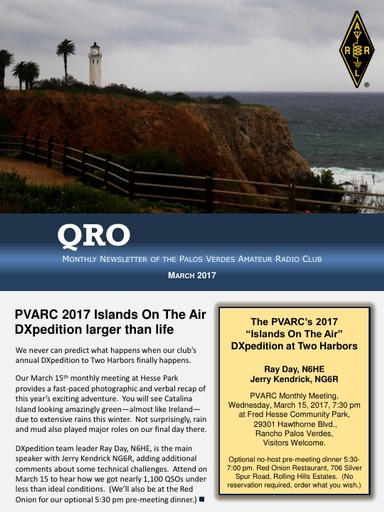 1703 QRO March 2017